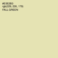 #E5E2B3 - Fall Green Color Image